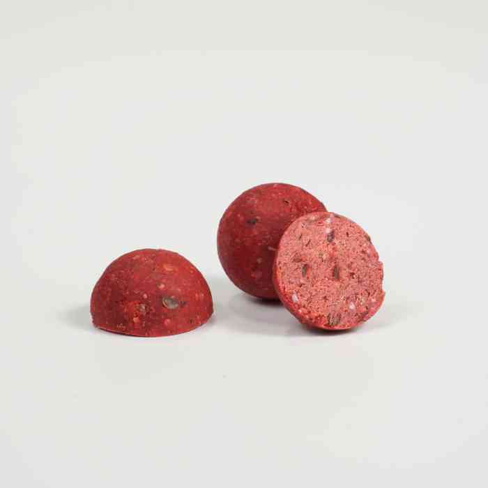 Бойлы пылящие MINENKO (Клубника) PRO BIRD FOOD STRAWBERRY 20мм (Zip-lock)