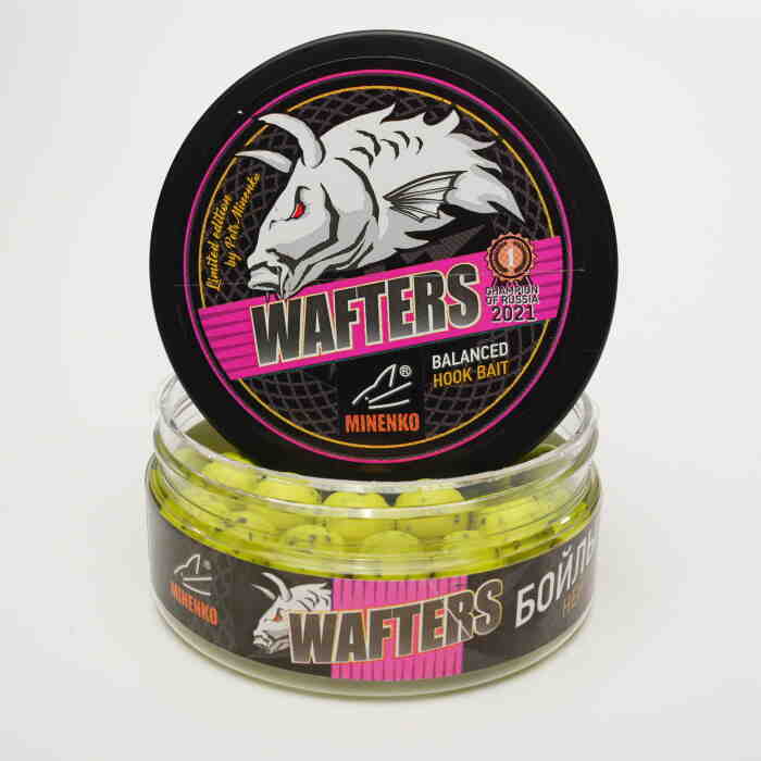 Бойлы нейтральной плавучести WAFTERS PRO FLUO PINEAPPLE (АНАНАС ) 14ММ