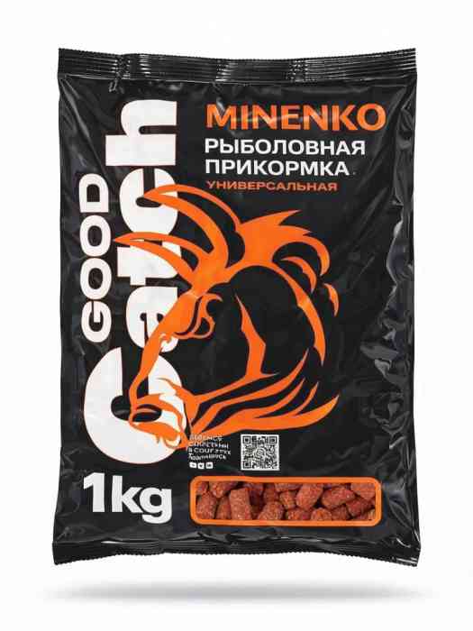 Гранулированная прикормка MINENKO Good Catch (1 кг) Тутти-Фрутти 10мм
