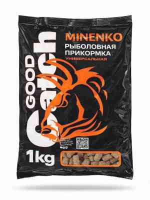 Гранулированная прикормка MINENKO Good Catch (1 кг) Чеснок 10мм