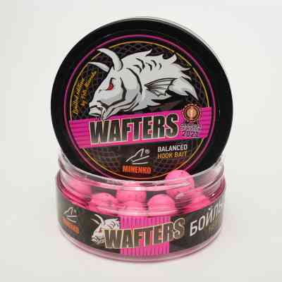 Бойлы нейтральной плавучести WAFTERS PRO FLUO SQUID &amp; OCTOPUS (КАЛЬМАР И ОСЬМИНОГ) 14ММ