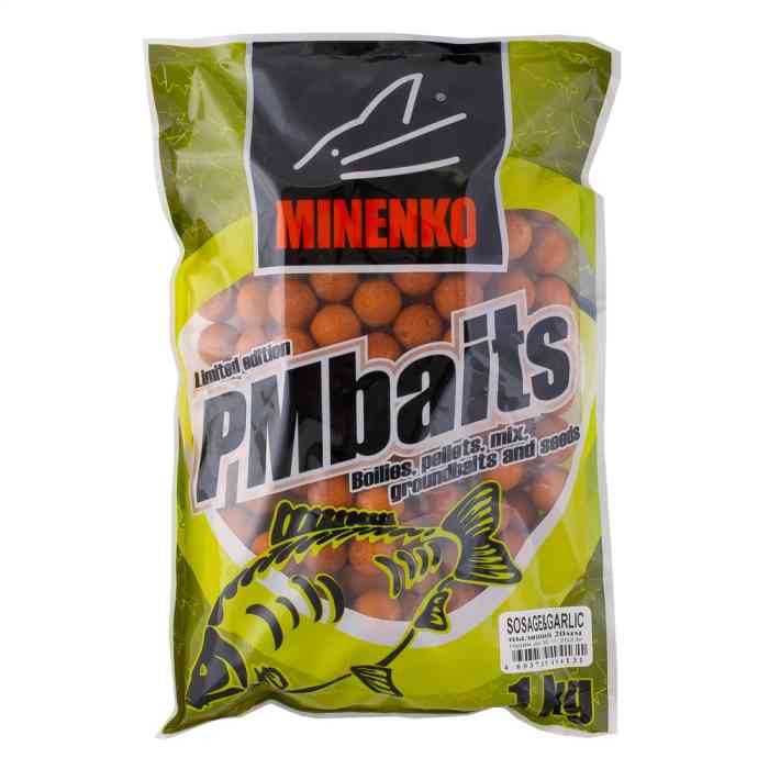 Бойлы пылящие MINENKO Sausage & Garlic 20мм (1кг)