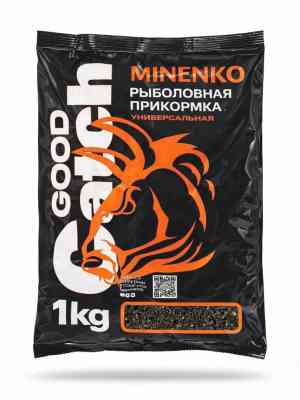 Прикормка MINENKO Good Catch (1 кг) Лещ (чёрный)