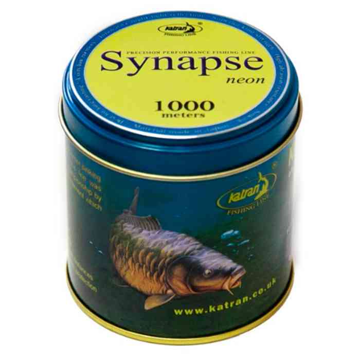 Леска Katran Synapse Neon 0.255 мм (жёлтая)