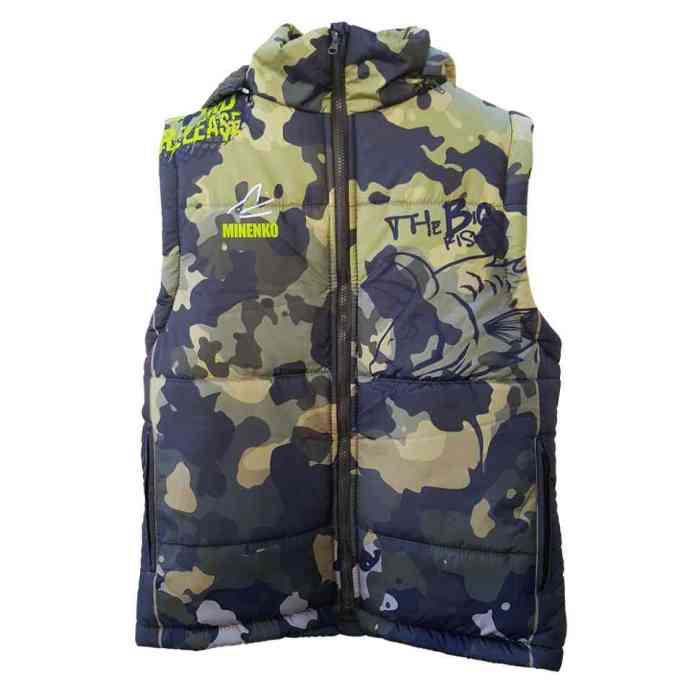 Безрукавка MINENKO CA/RP Green Camou именная S (44-46)