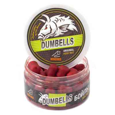 Насадочные DUMBELLS бойлы MINENKO STRAWBERRY 14x20мм (в дипе)